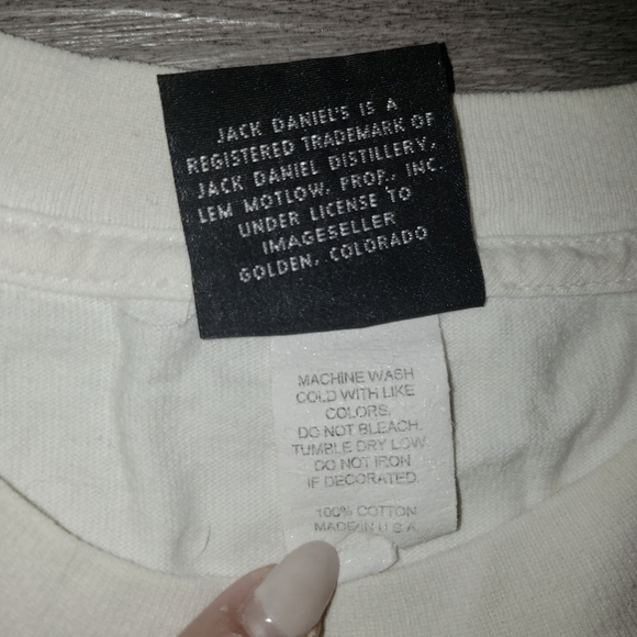 Authentic Jack Daniel's White T-shirt - Picture 3 of 4